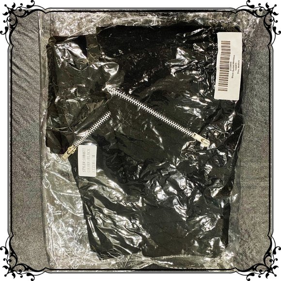 IN STYLE Black Quilted A-Line Mini Skirt - Size Jr. Med. / Great For Fall! - Picture 10 of 10